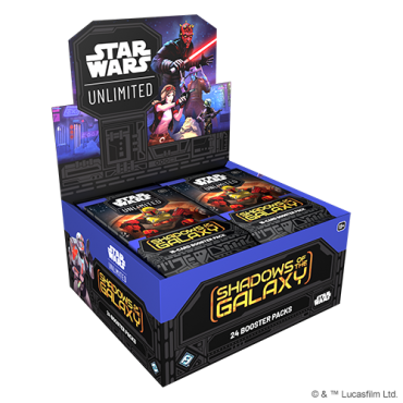 星際大戰無極限：銀河之影 第二彈 補充包盒裝 Star Wars Unlimited Shadows of the Galaxy: Booster Display En