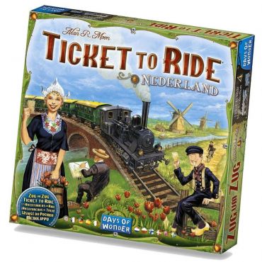 鐵道任務地圖擴充: 荷蘭 英文版 Ticket To Ride: Nederland Map Col 4 En