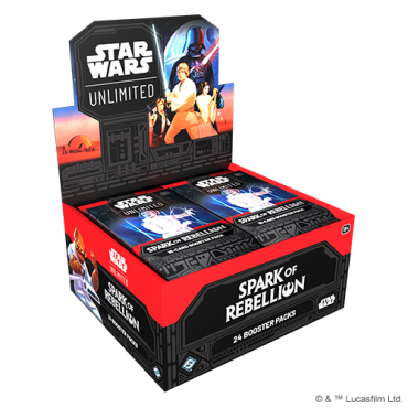 星際大戰無極限：反叛星火 第一彈 補充包盒裝 Star Wars Unlimited Spark of Rebellion: Booster Display En