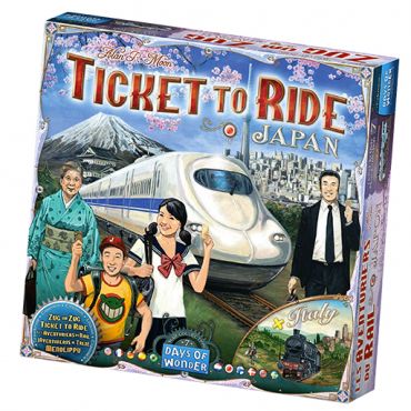 鐵道任務地圖擴充: 日本&義大利  (英文版)