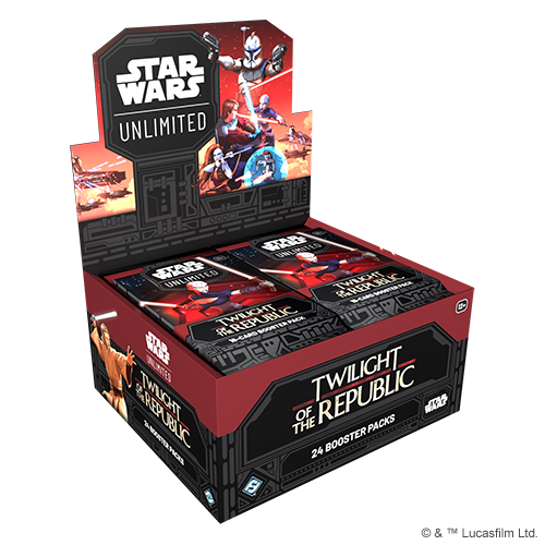 星際大戰無極限：共和微暮 補充包盒裝 Star Wars Unlimited Twilight of the Republic: Booster Display En