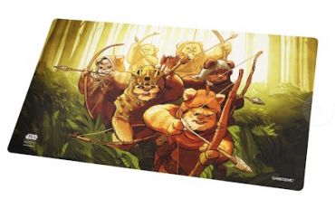 《星際大戰：無極限》遊戲墊 -威基特 &伊沃克弓箭手 STAR WARS: UNLIMITED SET 9 DOUBLE-SIDED GAME MAT - WICKET &  EWOK ARCHERS