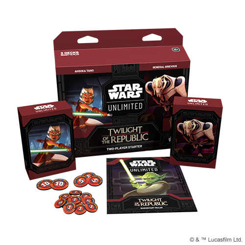 星際大戰無極限：共和微暮 雙人起始組 Star Wars Unlimited Twilight of the Republic: Two-Player Starter En