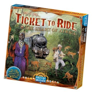 鐵道任務地圖擴充: 非洲之心 英文版 Ticket to Ride Map Collection: Volume 3 – The Heart of Africa En