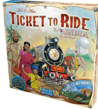 鐵道任務地圖擴充: 印度/瑞士 英文版 Ticket To Ride Map Collection Volume 2 India Switzerland En