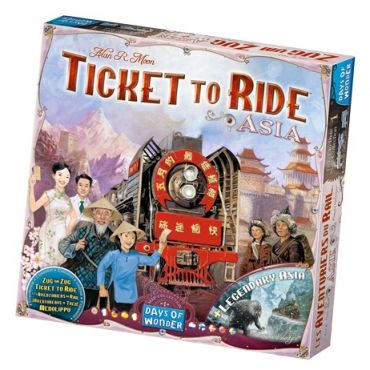 鐵道任務地圖擴充: 亞洲 英文版 Ticket to Ride: Asia Map Collection 1 En