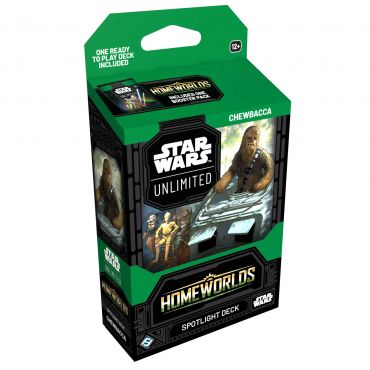 星際大戰無極限：群星家園 第九彈 重點起始組 丘巴卡 STAR WARS: UNLIMITED  HOMEWORLDS: SPOTLIGHT DECK  CHEWBACCA EN卡